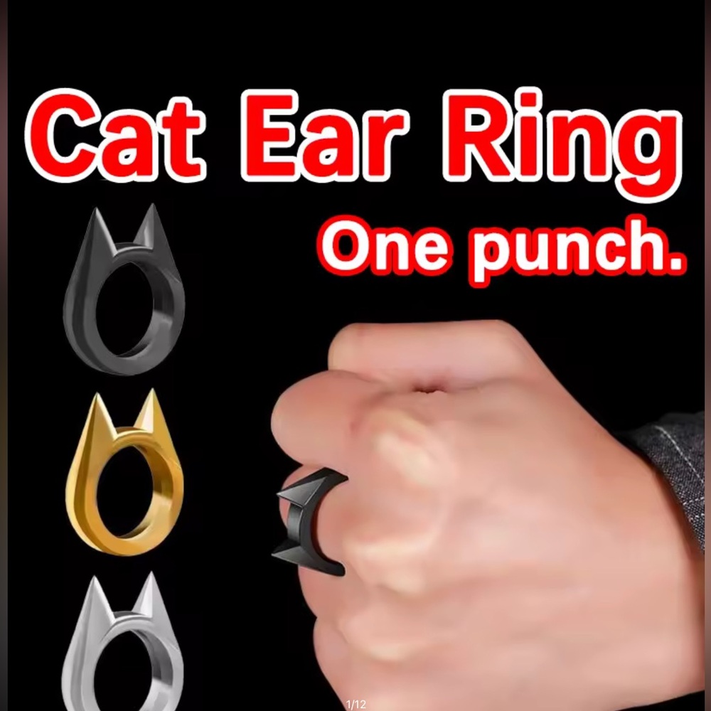 Cat Self Defense Ear Ring